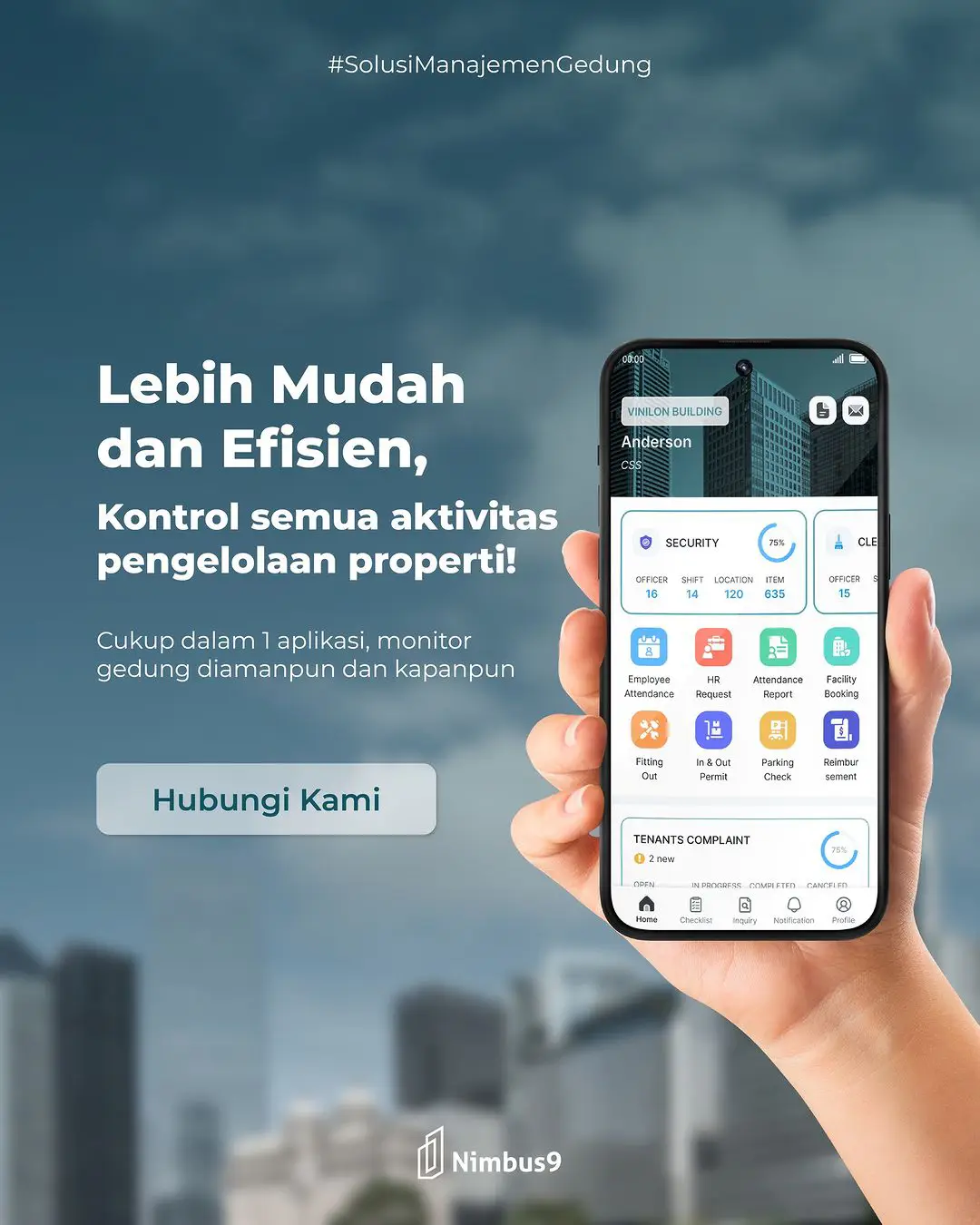 Nimbus - Apllikasi Maintenance Gedung