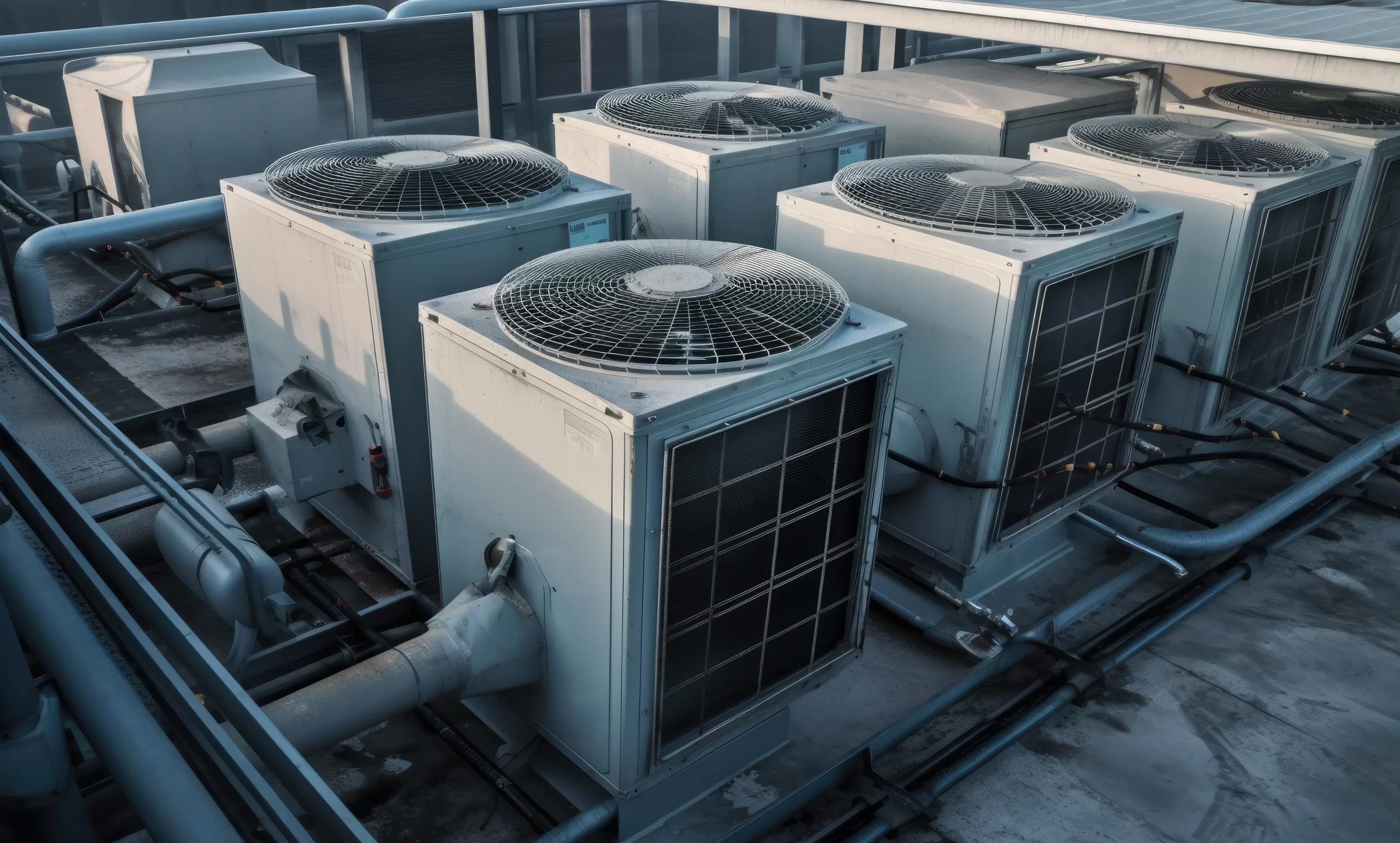 HVAC system on building