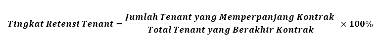 Rumus Tingkat Retensi Tenant